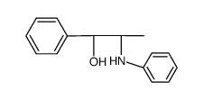 2-Phenylamino-1-phenylpropanol Structure