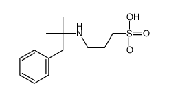 3-[(2-methyl-1-phenylpropan-2-yl)amino]propane-1-sulfonic acid Structure