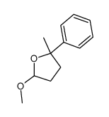 5-Methoxy-2-methyl-2-phenyl-tetrahydro-furan结构式