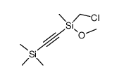 1-[(chloromethyl)methoxymethylsilyl]-2-(trimethylsilyl)acetylene Structure