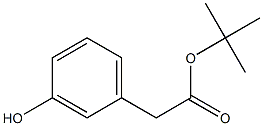 tert-butyl 2-(3-hydroxyphenyl)acetate Structure