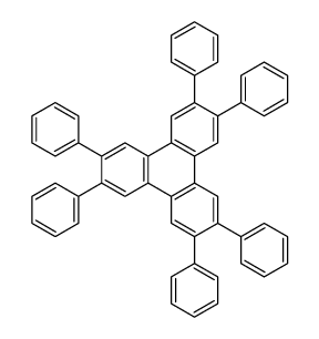 2,3,6,7,10,11-hexaphenyltriphenylene结构式