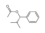(S)-2-methyl-1-phenylpropyl acetate结构式