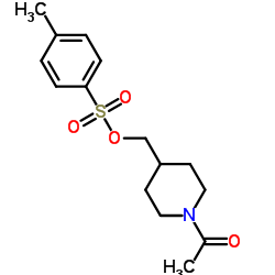 (1-Acetyl-4-piperidinyl)methyl 4-methylbenzenesulfonate Structure