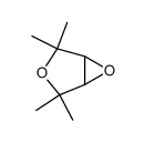 3,6-Dioxabicyclo[3.1.0]hexane,2,2,4,4-tetramethyl- (5CI) structure