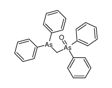 (diphenylarsino-methyl)-diphenyl-arsine oxide结构式