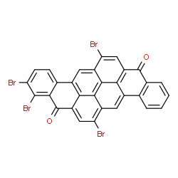6,14,,-tetrabromopyranthrene-8,16-dione结构式