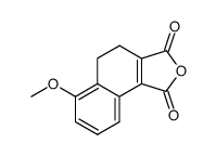 5-methoxy-3,4-dihydro-naphthalene-1,2-dicarboxylic acid-anhydride结构式