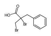 2-bromo-2-bromomethyl-3-phenyl-propionic acid Structure