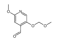 2-Methoxy-5-(methoxymethoxy)isonicotinaldehyde Structure