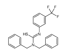 1,1-dibenzyl-3-[3-(trifluoromethyl)phenyl]thiourea Structure