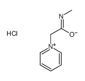N-methyl-2-pyridin-1-ium-1-ylacetamide,chloride Structure