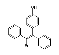 (E,Z)-1-BROMO-1,2-DIPHENYL-2-(4-HYDROXYPHENYL)ETHENE Structure