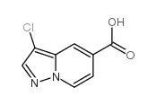3-chloropyrazolo[1,5-a]pyridine-5-carboxylic acid structure