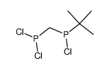 tert-butylchloro((dichlorophosphanyl)methyl)phosphane结构式