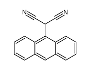 2-anthracen-9-ylpropanedinitrile结构式