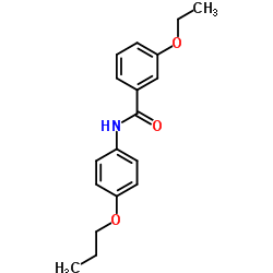 3-Ethoxy-N-(4-propoxyphenyl)benzamide结构式