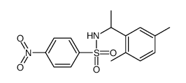 N-[1-(2,5-dimethylphenyl)ethyl]-4-nitrobenzenesulfonamide Structure