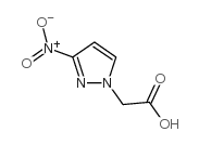 (3-硝基-1H-吡唑-1-基)乙酸结构式