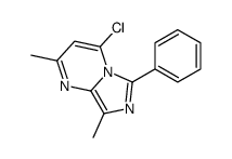 4-chloro-2,8-dimethyl-6-phenylimidazo[1,5-a]pyrimidine Structure
