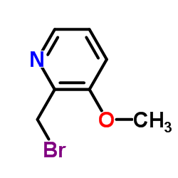 2-(Bromomethyl)-3-methoxypyridine structure