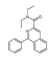 N,N-diethyl-1-phenylisoquinoline-3-carboxamide Structure