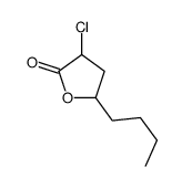 5-butyl-3-chlorodihydrofuran-2(3H)-one Structure