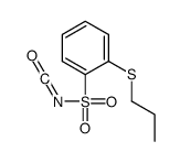 N-(oxomethylidene)-2-propylsulfanylbenzenesulfonamide Structure