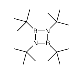 1,2,3,4-tetratert-butyl-1,3,2,4-diazadiboretidine结构式