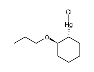 (+-)-trans-2-propoxy-cyclohexylmercury (1+), chloride Structure