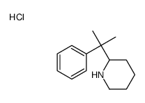 2-(2-phenylpropan-2-yl)piperidine,hydrochloride结构式
