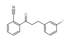 2'-CYANO-3-(3-FLUOROPHENYL)PROPIOPHENONE Structure