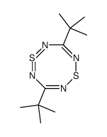 3,7-ditert-butyl-1λ4,5-dithia-2,4,6,8-tetrazacycloocta-1,3,6,8-tetraene结构式