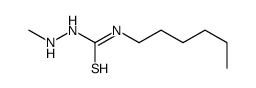 1-hexyl-3-(methylamino)thiourea Structure