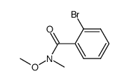 2-bromo-N-methoxy-N-methylbenzamide structure