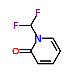 1-(Difluoromethyl)-2(1H)-pyridinone Structure