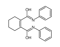 1-N,2-N-diphenylcyclohexene-1,2-dicarboxamide结构式