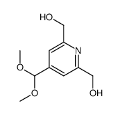 [4-(dimethoxymethyl)-6-(hydroxymethyl)pyridin-2-yl]methanol结构式