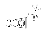 9,10-dihydro-9,10-ethenoanthracen-11-yl triflate结构式