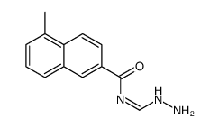 N-(hydrazinylmethylidene)-5-methylnaphthalene-2-carboxamide Structure