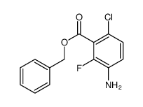 benzyl 3-amino-6-chloro-2-fluorobenzoate Structure