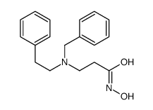 3-[benzyl(2-phenylethyl)amino]-N-hydroxypropanamide结构式