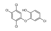 4-chloro-2-(2,4,5-trichlorophenoxy)phenol Structure