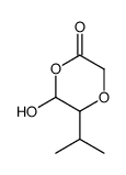 1,4-Dioxan-2-one,6-hydroxy-5-(1-methylethyl)-(9CI)结构式