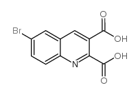 6-bromoquinoline-2,3-dicarboxylic acid Structure