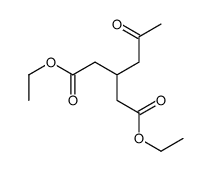diethyl 3-(2-oxopropyl)pentanedioate结构式