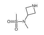 N-(azetidin-3-yl)-N-methylmethanesulfonamide结构式