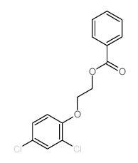 Ethanol,2-(2,4-dichlorophenoxy)-, 1-benzoate structure