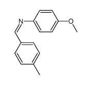 (Z)-N-(4-methoxyphenyl)-1-(p-tolyl)methanimine Structure