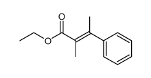Ethyl 2-methyl-3-phenyl-2-butenoate Structure